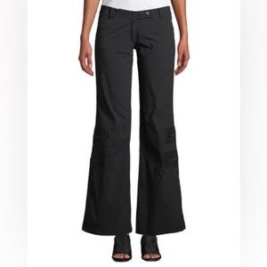 Anatomie Navy Flare Leg Cargo Travel Pants Sz S